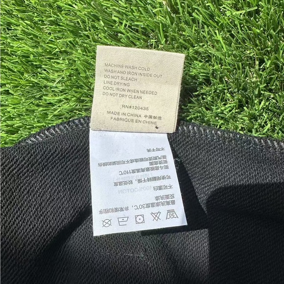 evlsu men's black colorblock cotton - Picture 6 of 10